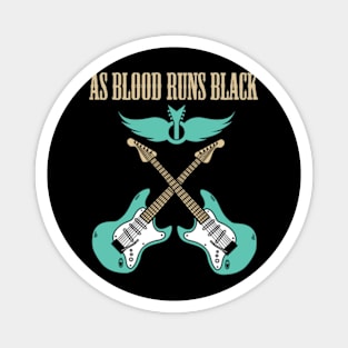 AS BLOOD RUNS BLACK BAND Magnet